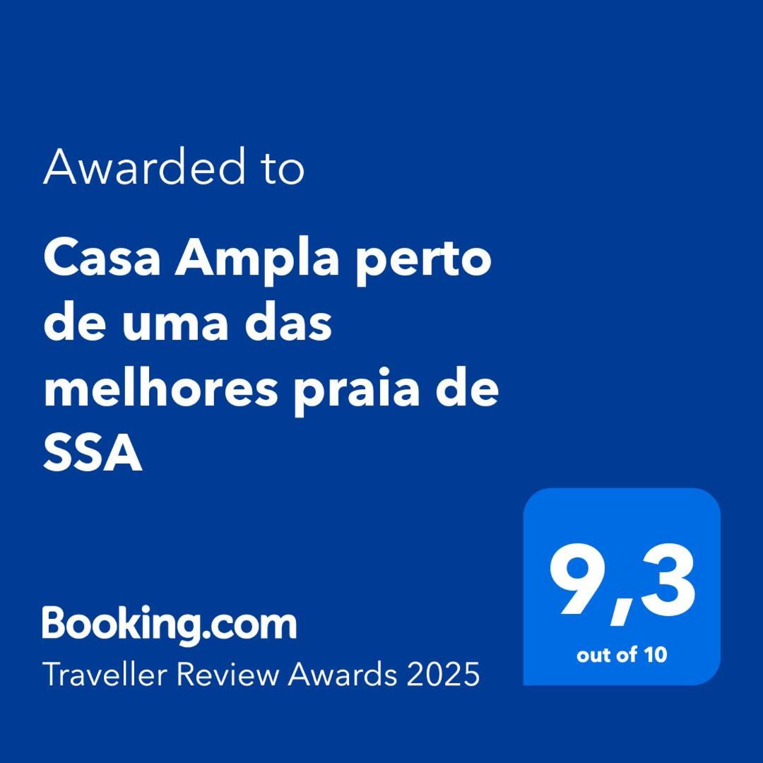 Casa Ampla Perto De Uma Das Melhores Praia De Ssa Salvador Exterior foto